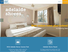 Tablet Screenshot of adelaideshores.com.au